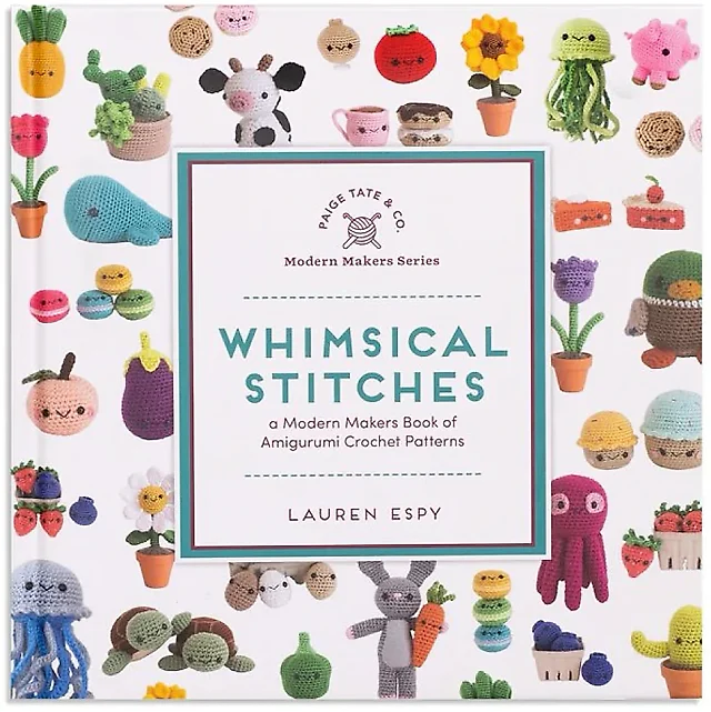 Whimsical Stitches by Lauren Espy, Hardcover Amigurumi Crochet Pattern Book